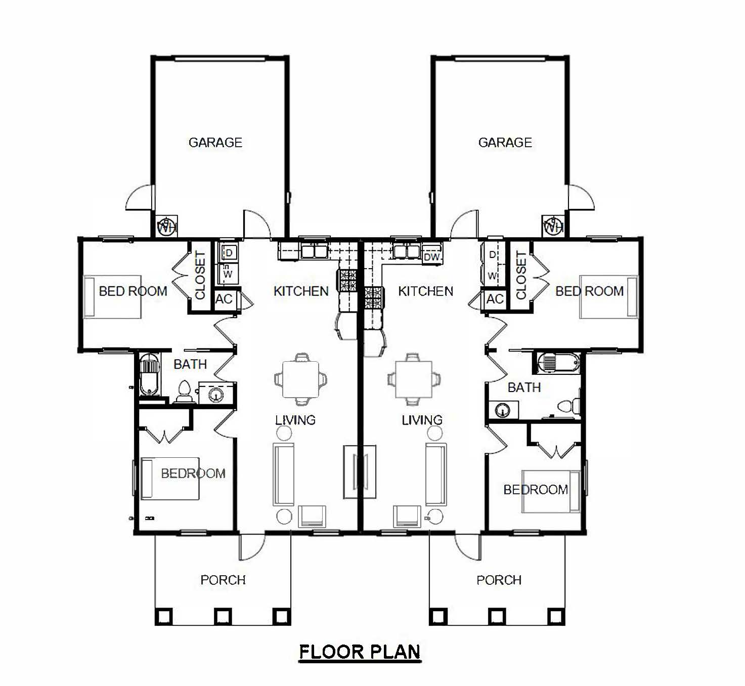 Orchard Park cottage floor plan